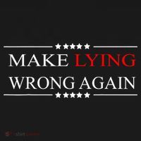 Make Lying Wrong Again Anti Trump Political Apron thumb 3