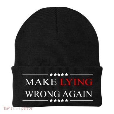 Make Lying Wrong Again Anti Trump Political Beanie