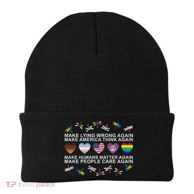 Make Lying Wrong Again Human’S Rights Apparel Beanie
