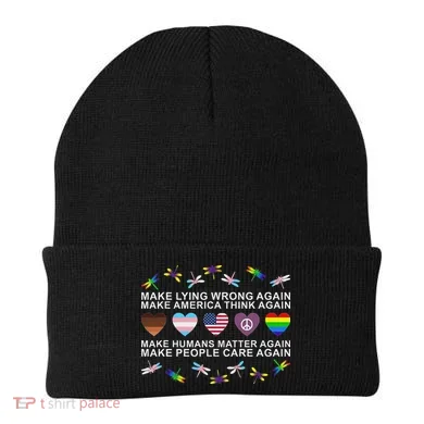 Make Lying Wrong Again Human’S Rights Apparel Beanie
