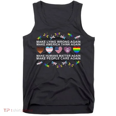 Make Lying Wrong Again Human’S Rights Apparel Tank Top