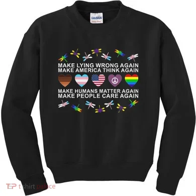 Make Lying Wrong Again Human’S Rights Apparel Kids Sweatshirt