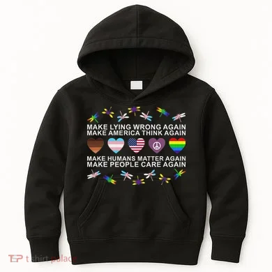 Make Lying Wrong Again Human’S Rights Apparel Kids Hoodie