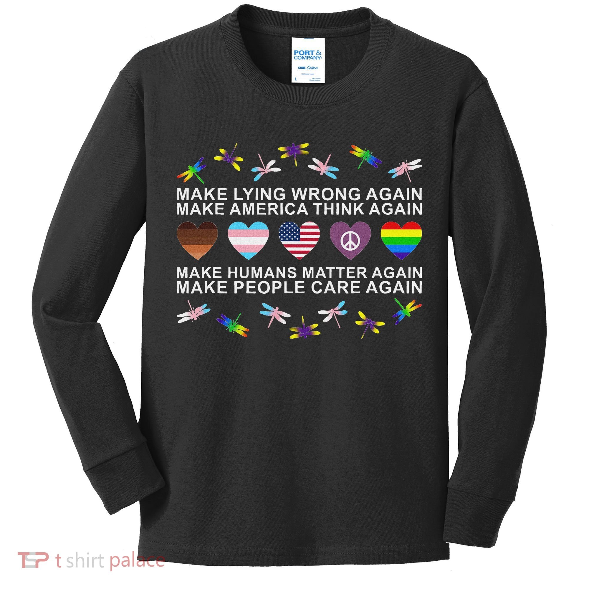 Make Lying Wrong Again Human’S Rights Apparel Kids Long Sleeve Shirt