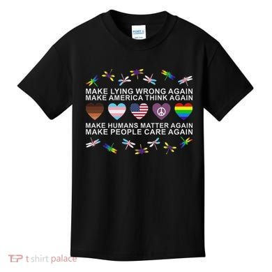 Make Lying Wrong Again Human’S Rights Apparel Kids T-Shirt