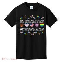 Make Lying Wrong Again Human’S Rights Apparel Kids T-Shirt thumb 0