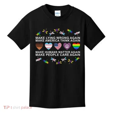 Make Lying Wrong Again Human’S Rights Apparel Kids T-Shirt