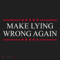 Make Lying Wrong Again Political Election Beanie thumb 2