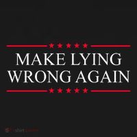 Make Lying Wrong Again Political Election Pajama Set thumb 2