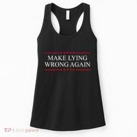 Make Lying Wrong Again Political Election Women's Tank Top thumb 0