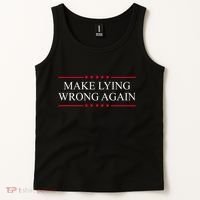 Make Lying Wrong Again Political Election Tank Top thumb 2