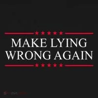 Make Lying Wrong Again Political Election Tank Top thumb 6