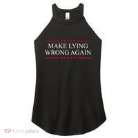 Make Lying Wrong Again Political Election Women's Perfect Tri Rocker Tank thumb 0