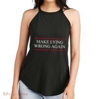 Make Lying Wrong Again Political Election Women's Perfect Tri Rocker Tank thumb 2