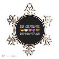 Make Lying Wrong Again Human Rights Sarcastic Statement Ornament thumb 0
