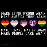 Make Lying Wrong Again Human Rights Sarcastic Statement Ornament thumb 1