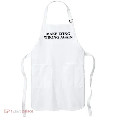 Make Lying Wrong Again Apron
