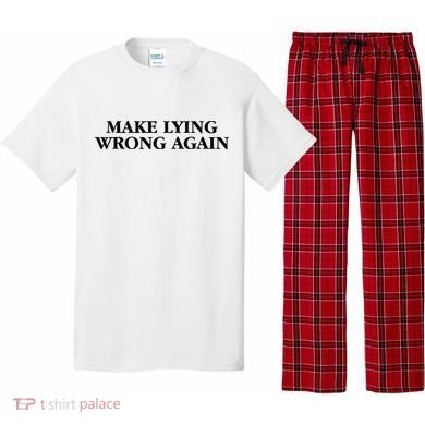 Make Lying Wrong Again Pajama Set