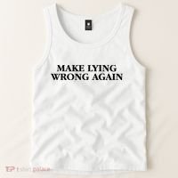 Make Lying Wrong Again Tank Top thumb 2