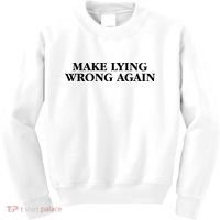 Make Lying Wrong Again Kids Sweatshirt thumb 0