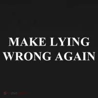 Make Lying Wrong Again Gift Kids Long Sleeve Shirt thumb 2