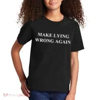 Make Lying Wrong Again Gift Kids T-Shirt thumb 2