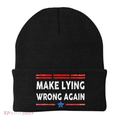 Make Lying Wrong Again Beanie