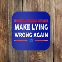 Make Lying Wrong Again Coaster thumb 0