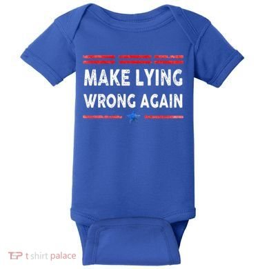 Make Lying Wrong Again Baby Bodysuit