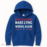 Make Lying Wrong Again Kids Hoodie thumb 0