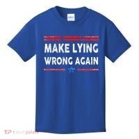Make Lying Wrong Again Kids T-Shirt thumb 0