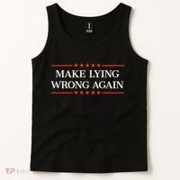 Make Lying Wrong Again Cute Gift Tank Top thumb 2