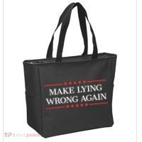 Make Lying Wrong Again Cute Gift Tote Bag thumb 2