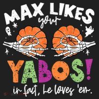 Max Likes Your Yabos In Fact Funny Pumpkin Halloween Scary Beanie thumb 2
