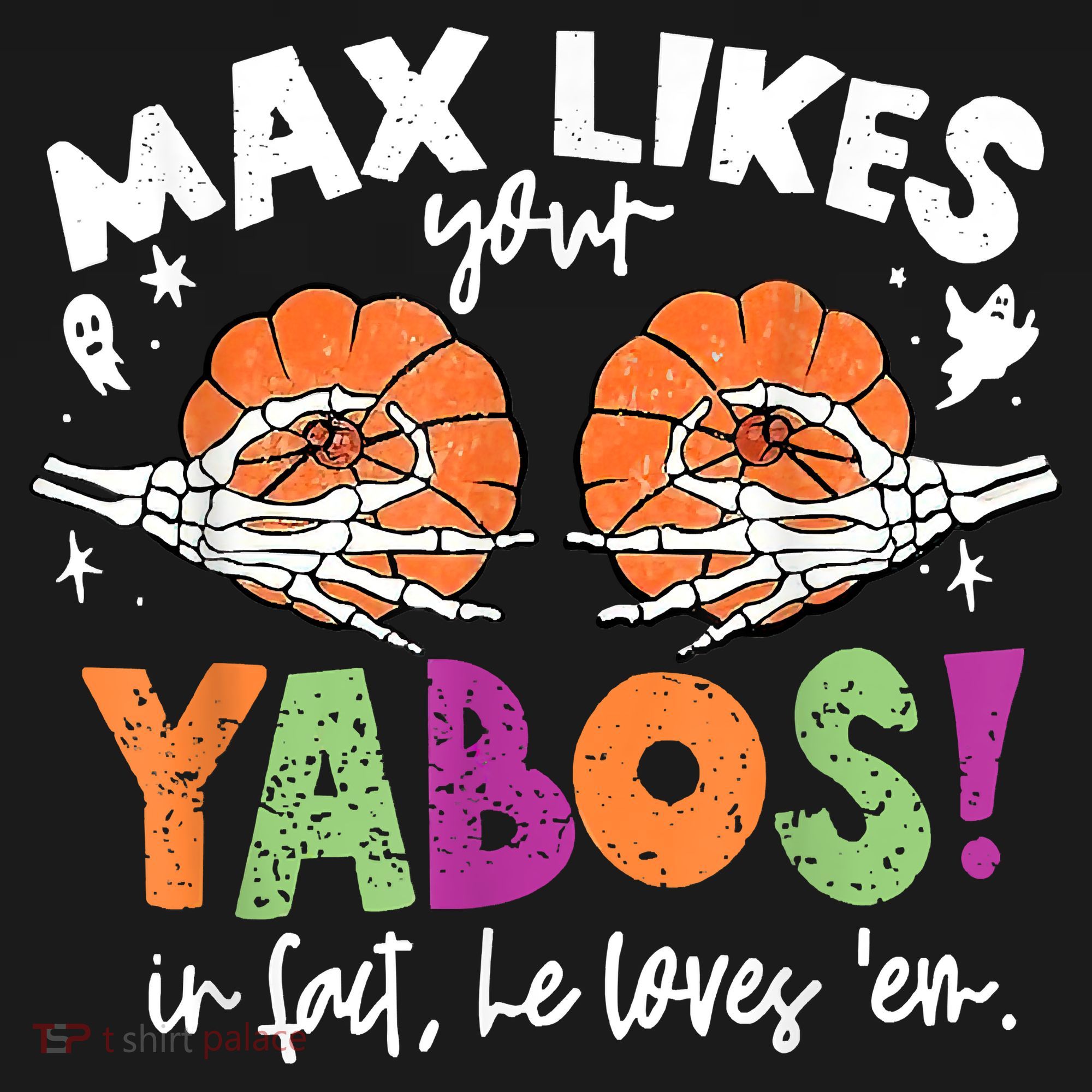 Max Likes Your Yabos In Fact Funny Pumpkin Halloween Scary Coaster