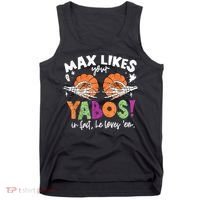 Max Likes Your Yabos In Fact Funny Pumpkin Halloween Scary Tank Top thumb 0