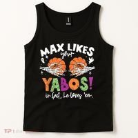 Max Likes Your Yabos In Fact Funny Pumpkin Halloween Scary Tank Top thumb 2