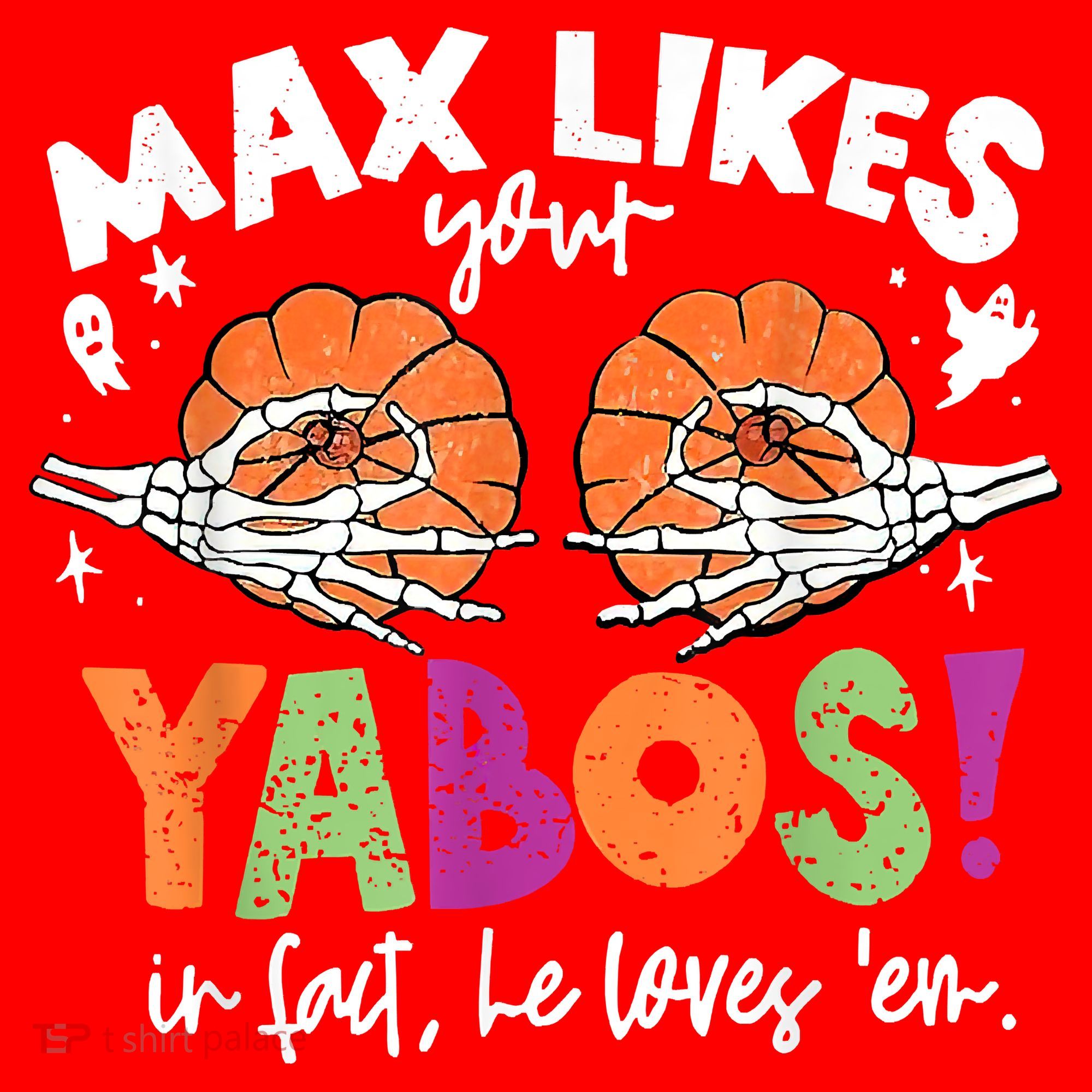 Max Likes Your Yabos In Fact Funny Pumpkin Halloween Scary Santa Hat