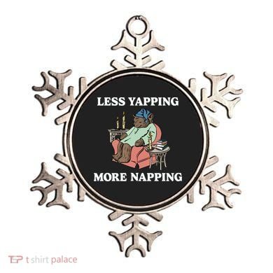 Middleclassfancy Less Yapping More Napping Ornament