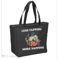 Middleclassfancy Less Yapping More Napping Tote Bag thumb 2