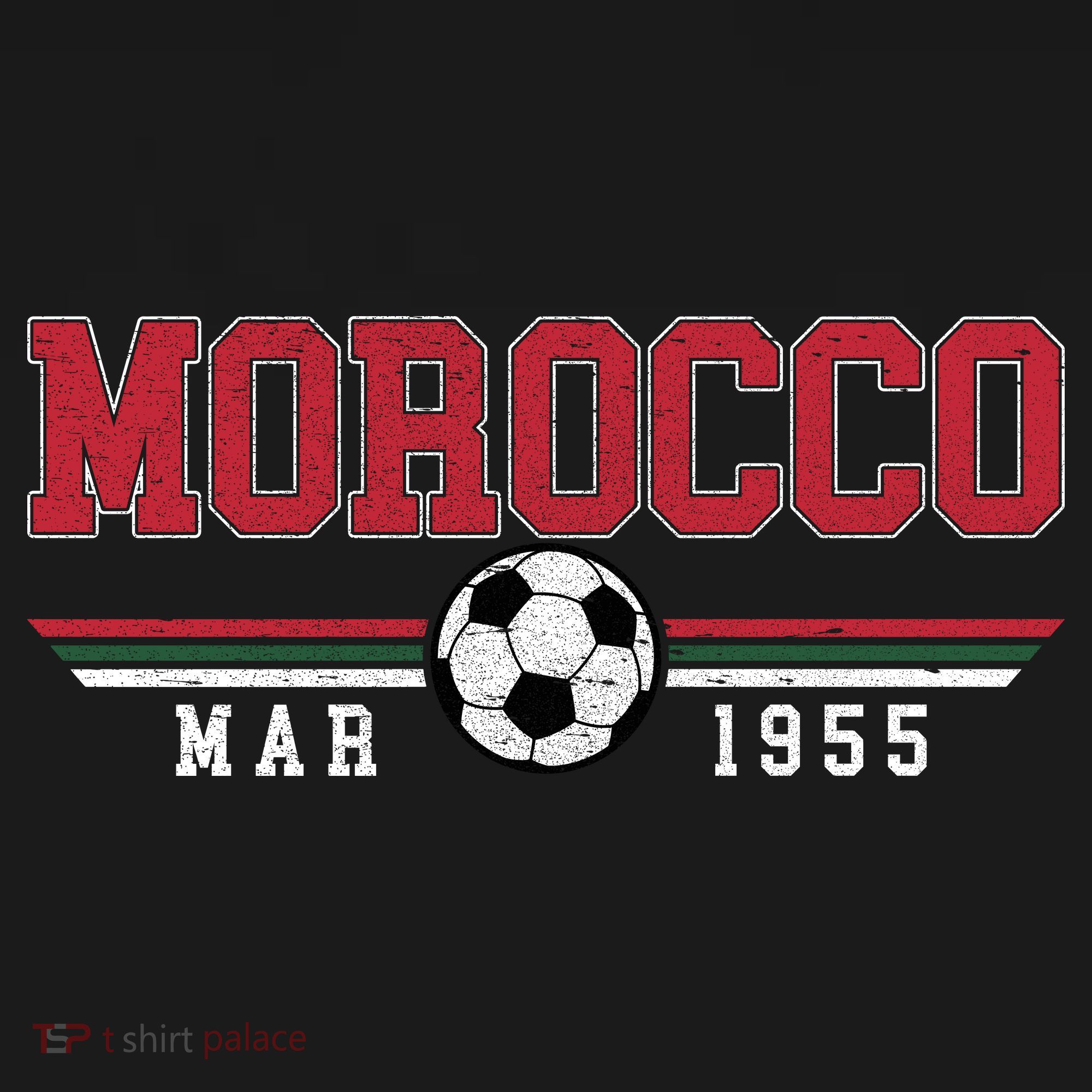 Morocco MAR 1955 Futbol World Soccer Crest USA-Made Doggie Bandana