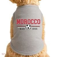 Morocco MAR 1955 Futbol World Soccer Crest Doggie Tank thumb 0