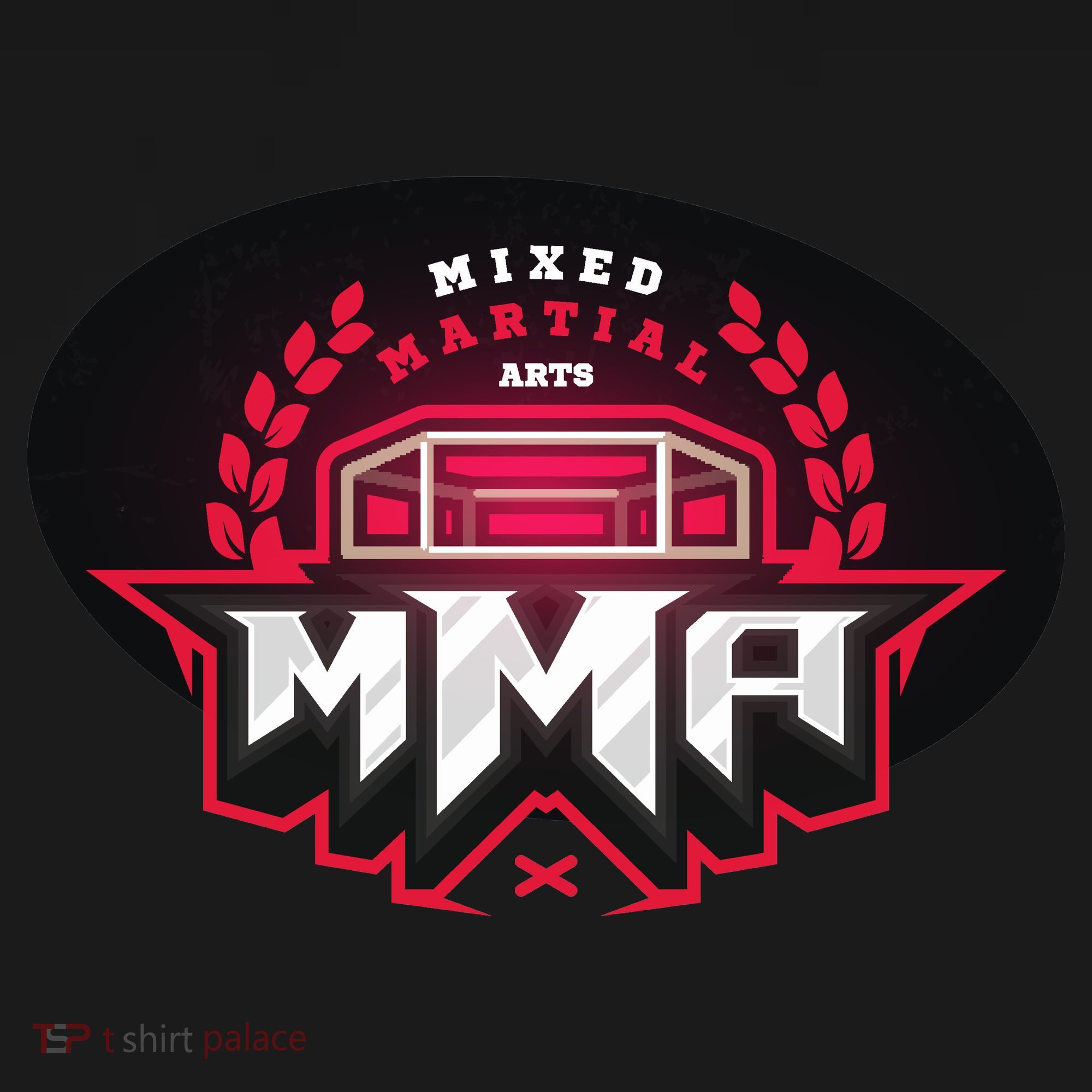 MMA - Mix Martial Arts Logo USA-Made Doggie Bandana