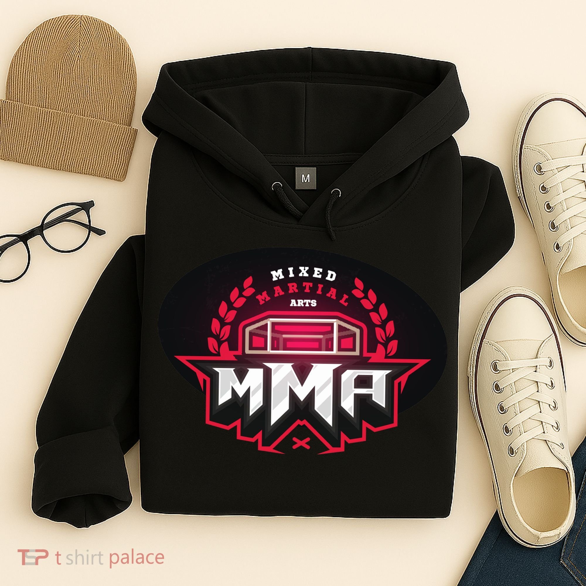 MMA - Mix Martial Arts Logo Hoodie