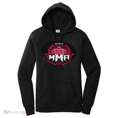 MMA - Mix Martial Arts Logo Women's Hoodie
