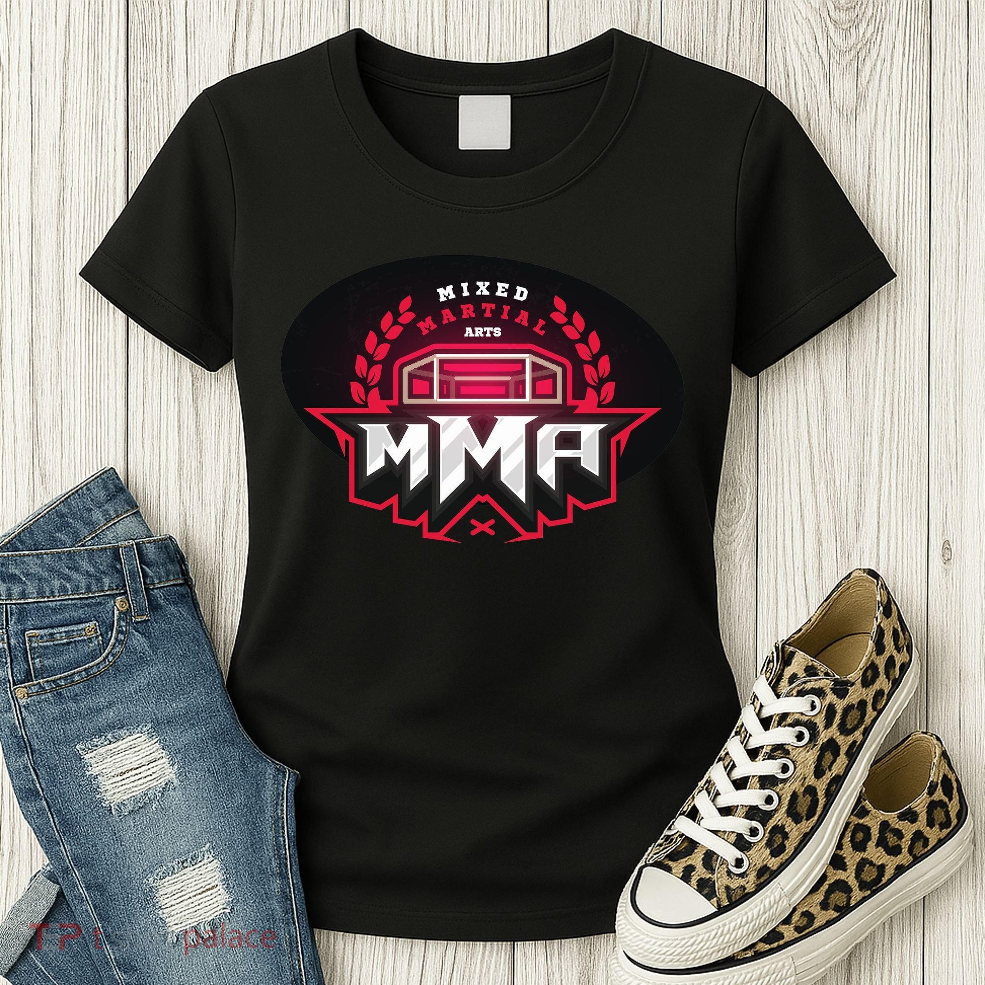 MMA - Mix Martial Arts Logo Women's T-Shirt