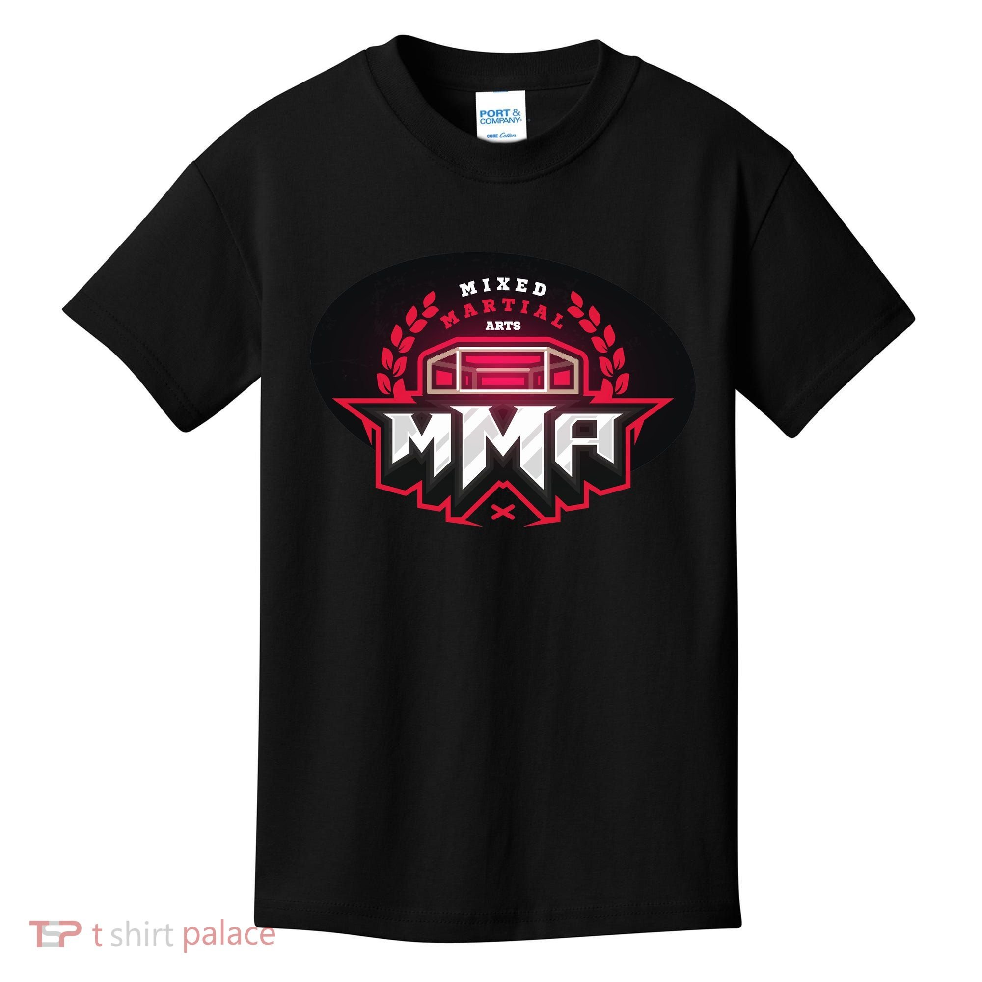 MMA - Mix Martial Arts Logo Kids T-Shirt
