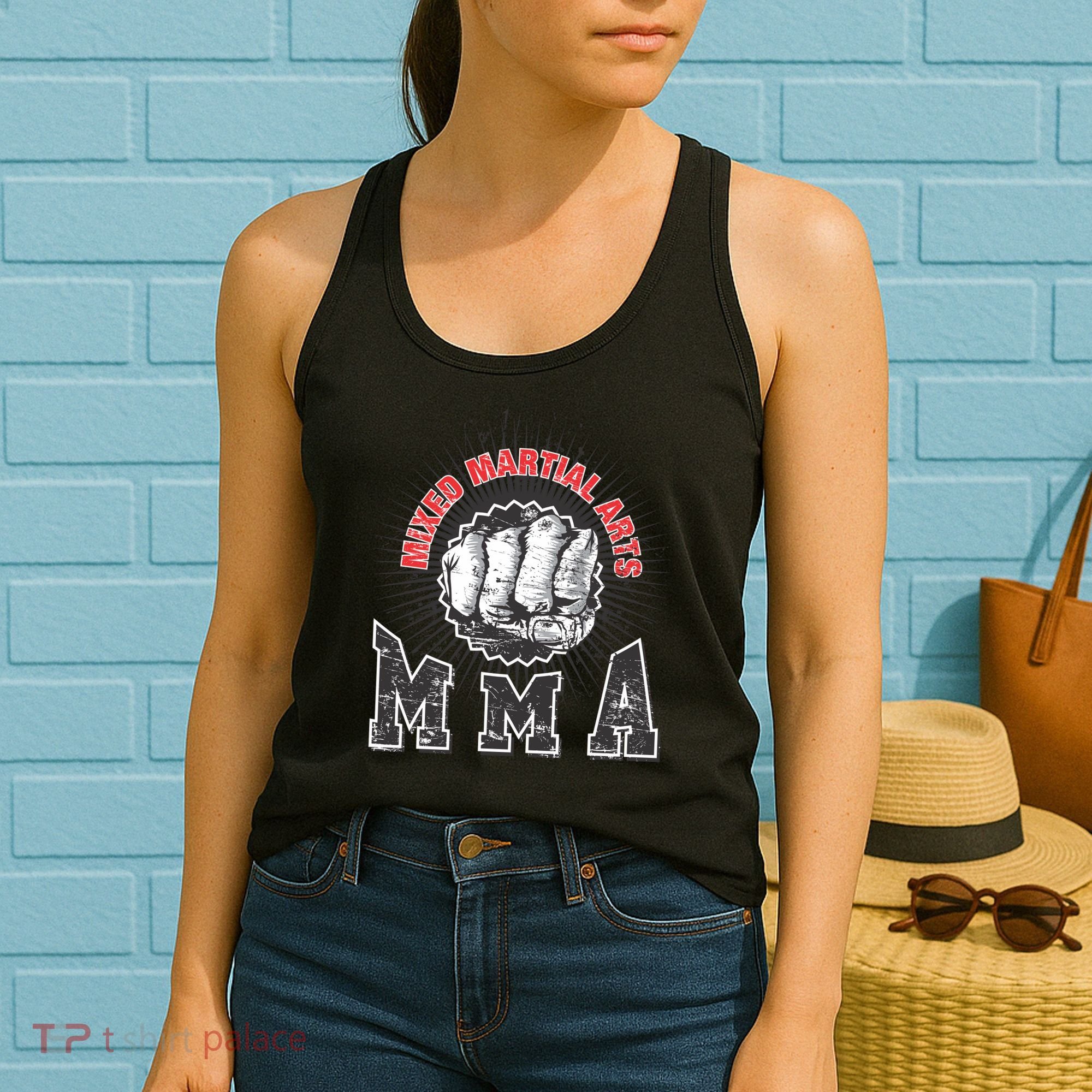 MMA Retro Punch Women's Tank Top