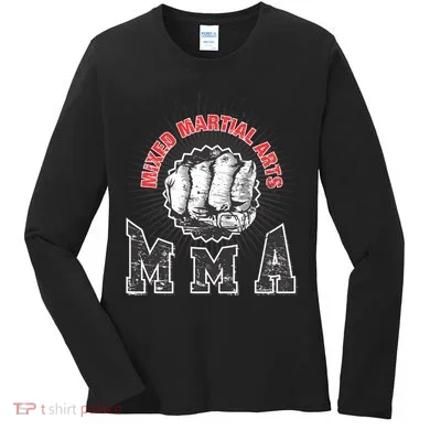 MMA Retro Punch Women's Long Sleeve Shirt