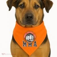 MMA Retro Punch USA-Made Doggie Bandana thumb 1